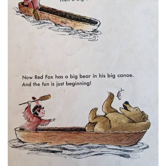 Vintage 1960s Red Fox and His Canoe By Nathaniel Benchley Scholastic Childrens - Picture 3 of 12